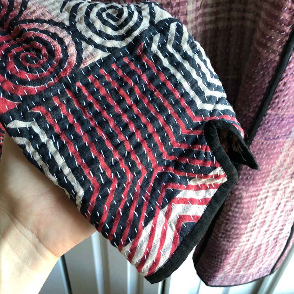 Unique Reversible Indian Kantha Jacket. - image 5